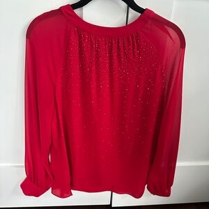 Vince Camuto Red Blouse